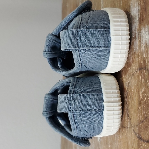 H&M cotton canvas light blue sandals size 5.5 - Picture 6 of 13